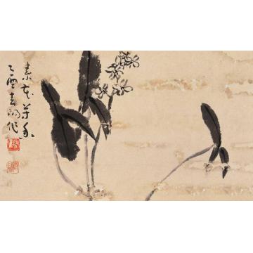 霍春阳国画花鸟露颗含香字画之家
