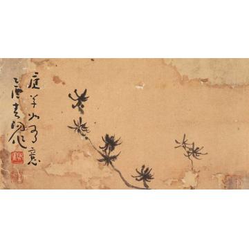 霍春阳国画花鸟庭草如有意字画之家