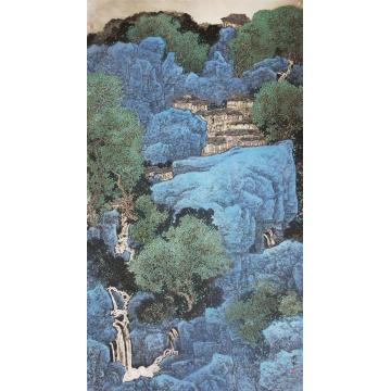 关奇国画山水湘西人家字画之家