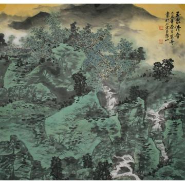 关奇国画山水玉泉清音字画之家