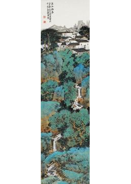 关奇国画山水溪山幽居字画之家