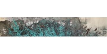王易霓国画花鸟北荷（王易霓、崔晓柏合作作品）字画之家