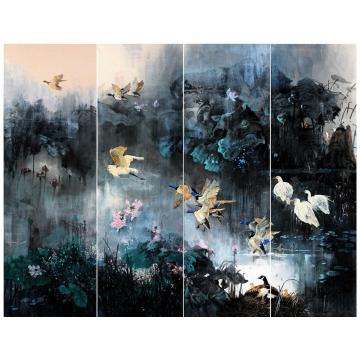 王易霓国画花鸟万物生（崔晓柏、王易霓合作）字画之家
