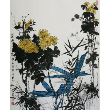 王易霓国画花鸟秋高气爽字画之家
