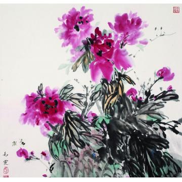 王易霓国画花鸟鸿运当头字画之家