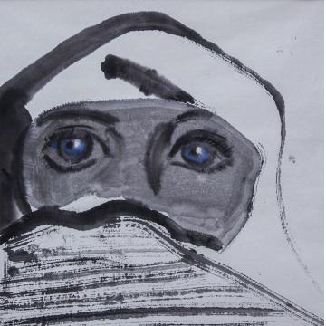 马米娜国画人物她们的23岁二字画之家
