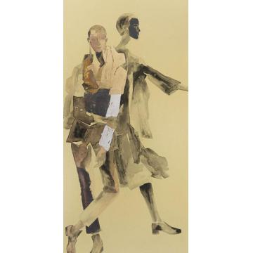 杨洋国画人物随处自在字画之家