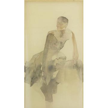 杨洋国画人物云水之三字画之家