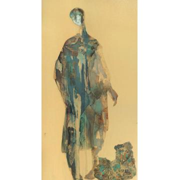 杨洋国画人物寂字画之家