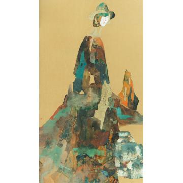 杨洋国画人物秋境字画之家