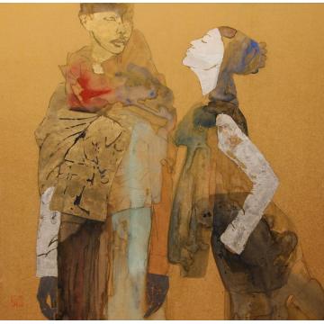 杨洋国画人物心语字画之家