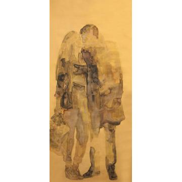 杨洋国画人物我们系列之四字画之家