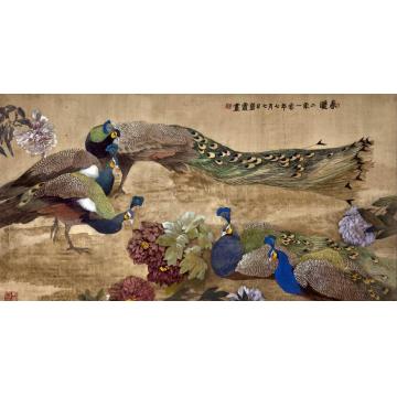 李碧霞国画花鸟春暖字画之家