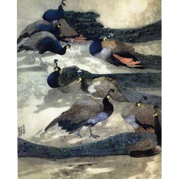 李碧霞国画花鸟月光曲字画之家
