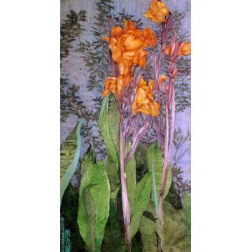 李碧霞国画花鸟美人蕉字画之家