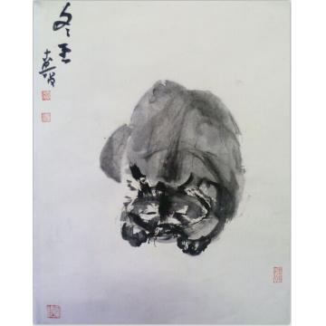 胡晋国画动物冬至字画之家