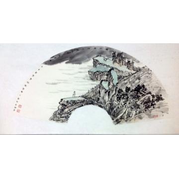 黄银松国画山水黄银松山水画作字画之家