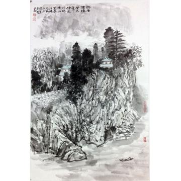 黄银松国画山水终南仙境字画之家