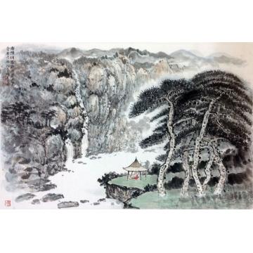 黄银松国画山水黄银松山水画作字画之家