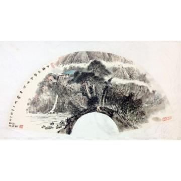 黄银松国画山水黄银松山水画作字画之家