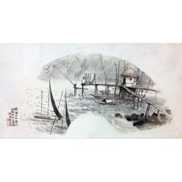 黄银松油画风景归海字画之家