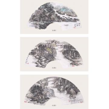 黄银松国画山水黄银松山水画作字画之家