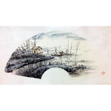 黄银松油画风景黄银松风景画作字画之家