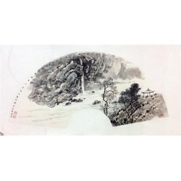 黄银松国画山水黄银松山水画作字画之家