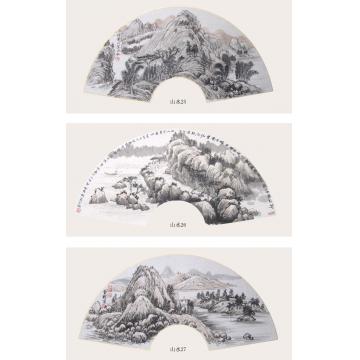 黄银松国画山水黄银松山水画作字画之家