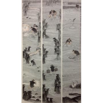 黄银松国画人物黄银松人物画作字画之家