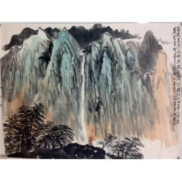 黄银松国画山水黄银松山水画作字画之家