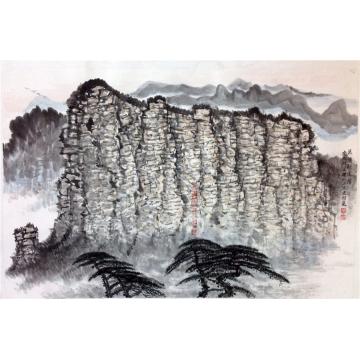 黄银松国画山水黄银松山水画作字画之家
