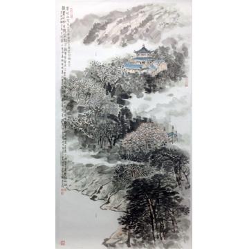 黄银松国画山水黄银松山水画作字画之家