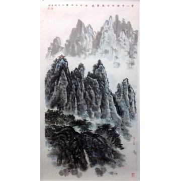 黄银松国画山水黄银松山水画作字画之家