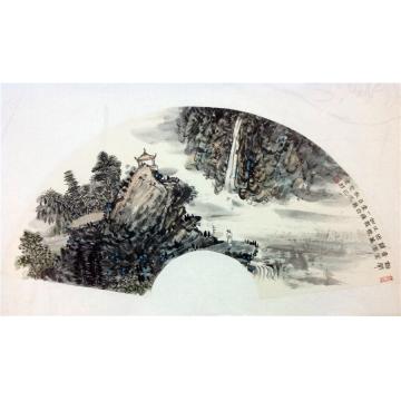 黄银松国画山水黄银松山水画作字画之家