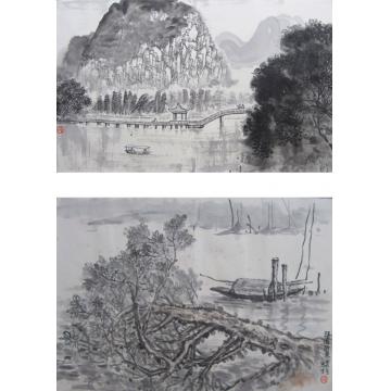 黄银松油画风景无题字画之家