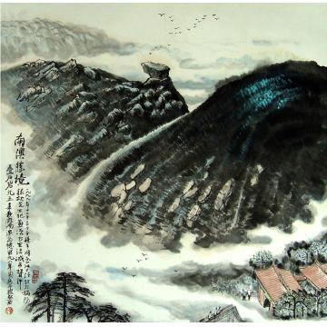 黄银松国画山水无题字画之家