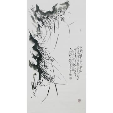 程永利国画花鸟兰石图字画之家