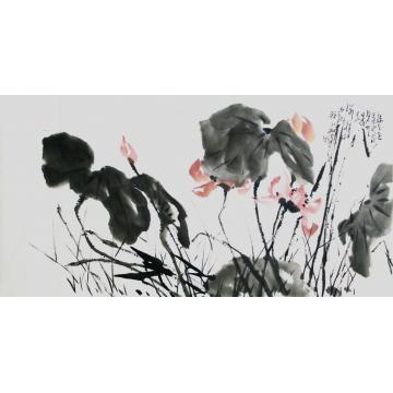 程永利国画花鸟荷塘清趣字画之家