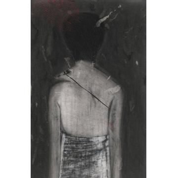 贾秋玉国画人物肖像之五字画之家