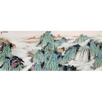 天堂元丰国画山水中华圣山图字画之家
