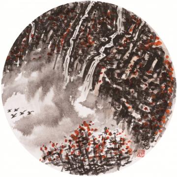 天堂元丰油画风景山河壮丽字画之家