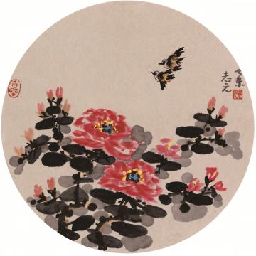 天堂元丰国画花鸟鸟语花香字画之家