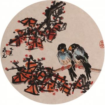 天堂元丰国画花鸟鸟语花香字画之家