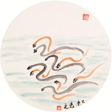 天堂元丰国画动物富足有余字画之家