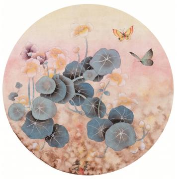 天堂元丰国画花鸟百花争艳字画之家