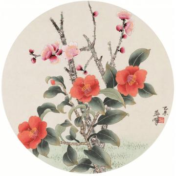 天堂元丰国画花鸟百花争艳字画之家