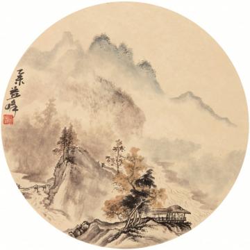 天堂元丰国画山水江山如画字画之家