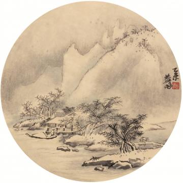 天堂元丰国画山水江山如画字画之家