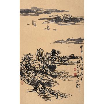 吴祖郊国画山水山水字画之家